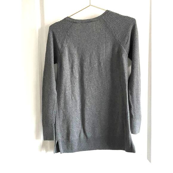 LOFT‎ Knit Pullover Sweater Gray Womens S - Picture 2 of 9